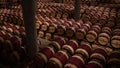 Castel winery in Yad Ha Shmona Jerusalem area, Israel - bottle storage Royalty Free Stock Photo
