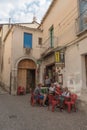 Castelcivita small village of southern Italy. Royalty Free Stock Photo
