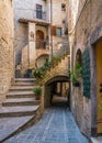 The small and beautiful village of Casteldilago, near Arrone. In the Province of Terni, Umbria, Italy.