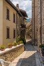 The small and beautiful village of Casteldilago, near Arrone. In the Province of Terni, Umbria, Italy.