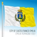 Castelfranco Emilia city, Modena, Italy, municipality flag