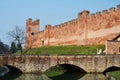 Castelfranco Veneto and medieval fortification Royalty Free Stock Photo