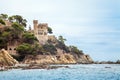 Castell d`en Plaja on the Costa Brava in Lloret de Mar, Spain.