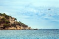 Castell d`en Plaja on the Costa Brava in Lloret de Mar, Spain. V