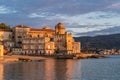 The Perrotti Tower on Marina Piccola Beach, in Santa Maria di Castellabate, Cilento Coast, Salerno, Campania, Italy