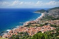 Castellabate scenic panoramic view, Cilento, Campania, Italy