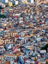 Castellammare Trapani Sicily cityscape old town packed buildings Royalty Free Stock Photo