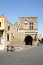 Castellani (1597) - Commercial Court of the Knights Hospitaller. Rhodes Royalty Free Stock Photo