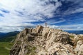 Castellazzo mount and Rolle pass Royalty Free Stock Photo