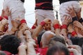Castellers in Catalonia Royalty Free Stock Photo