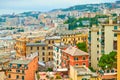 Castelletto district in Genoa Royalty Free Stock Photo