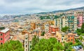Castelletto district in Genoa Royalty Free Stock Photo