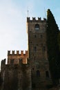 Castello agaiinst the sky, Conegliano Veneto Royalty Free Stock Photo