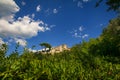 Castello Brown also known as San Giorgio castle located high above the harbour of Portofino Royalty Free Stock Photo