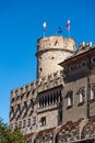 Castello del Buonconsiglio - Medieval Castle in Trento Italy Royalty Free Stock Photo