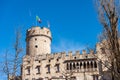 Castello del Buonconsiglio - Medieval Castle in Trento Italy Royalty Free Stock Photo