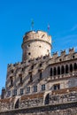 Castello del Buonconsiglio - Medieval Castle in Trento Italy Royalty Free Stock Photo