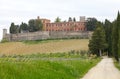 The Castello di Brolio, Gaiole in Chianti, Tuscany, Italy Royalty Free Stock Photo