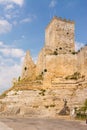 Castello di lombardia in Enna Sicily, Italy Royalty Free Stock Photo