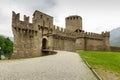 Castello di Montebello a famous tourist attraction in Bellinzona, Ticino canton, Switzerland