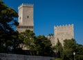 Castello di Venere in Erice. Sicily, Italy. Royalty Free Stock Photo