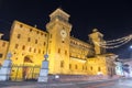 Castello Estense in Ferrara Royalty Free Stock Photo