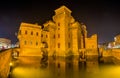 Castello Estense, a moated medieval castle Royalty Free Stock Photo