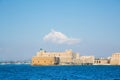 Castello Maniace at Siracuse in Sicilia: Ancient town Ortygia. Royalty Free Stock Photo