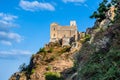 Castello Normanno in Forza d'Agro. Sicily Royalty Free Stock Photo