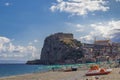 Castello Ruffo di Scilla castle in Calabria region, Italy Royalty Free Stock Photo