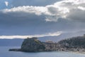 Castello Ruffo di Scilla castle in Calabria region, Italy Royalty Free Stock Photo