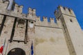 Castello Scaligero Di Sirmione Sirmione Castle, from 14th  Century at Lake Garda, Sirmione, Italy Royalty Free Stock Photo