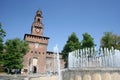 Castello Sforzesco, Milan Royalty Free Stock Photo