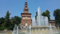 Castello Sforzesco Milano Royalty Free Stock Photo