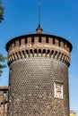 Castello Sforzesco Torrione di Santo Spirito - Sforza Castle in Milan Italy