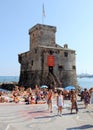 Castello sul Mare, Rapallo, Italy Royalty Free Stock Photo