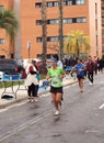 Castellon,Spain. February 26th,2023. Athletes running a marathon