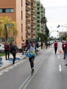 Castellon,Spain. February 26th,2023. Athletes running a marathon