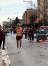 Castellon,Spain. February 26th,2023. Athletes running a marathon