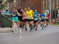 Castellon,Spain.February 24th,2019.Runners during a marathon race