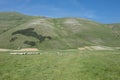 Castelluccio di Norcia in the Sibillini Park Royalty Free Stock Photo