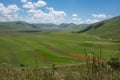 Castelluccio di Norcia in the Sibillini Park Royalty Free Stock Photo