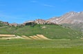 Castelluccio of Norcia in Italy without flowers