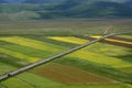 Castelluccio /spring landscape Royalty Free Stock Photo