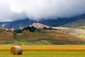 Castelluccio - Umbria, Italy. Landscape in the Monti Sibillini P Royalty Free Stock Photo