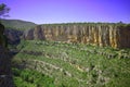 Spain,Castellon, mountains ,rivers,rocks, trees, good time Royalty Free Stock Photo