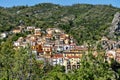 Castelmezzano, Basilicata, Italy - village in the lucania dolomites mountains Royalty Free Stock Photo