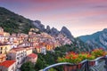 Castelmezzano, Italy in Basilicata Royalty Free Stock Photo