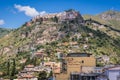 Castelmola on Sicily Island Royalty Free Stock Photo