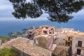 Castelmola on Sicily island Royalty Free Stock Photo